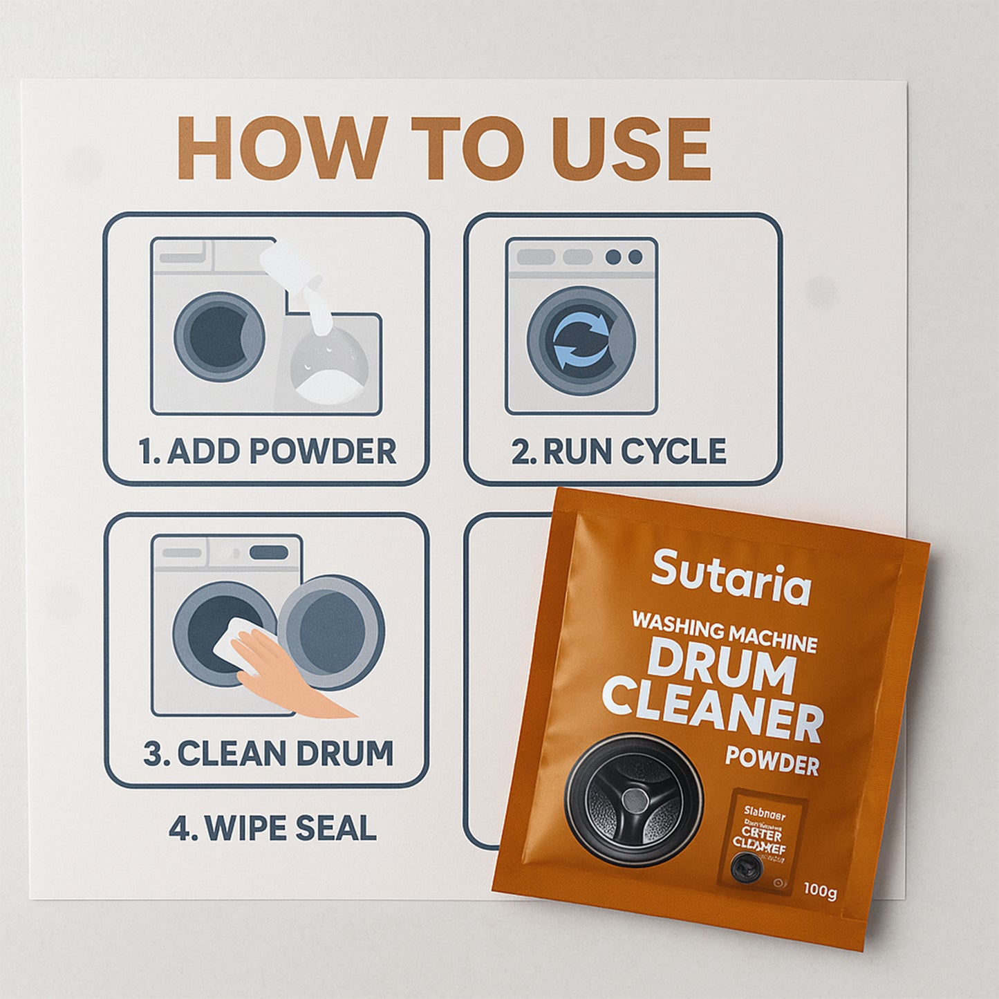 Washing Machine Drum Cleaner Powder  100G
