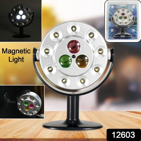 Multifunctional Magnetic Led Flashlight High Quality Waterproof Light Three Ultra-Bright Leds Battery Operated Led Light (Battery Not Included)