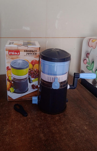 Rituhand Operated Compact Manual Juicer (Multicolor  1 Pc)