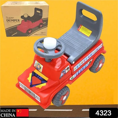 Baby Ride On Push Car For Kids  Kids Baby Big Car Ride On Toy With Backrest Musical Horn For Children Kids Toy Ride-On Truck Etc Suitable For Kids Boysgirls   Ride On Baby Car For Kids To Drive Boys Girls