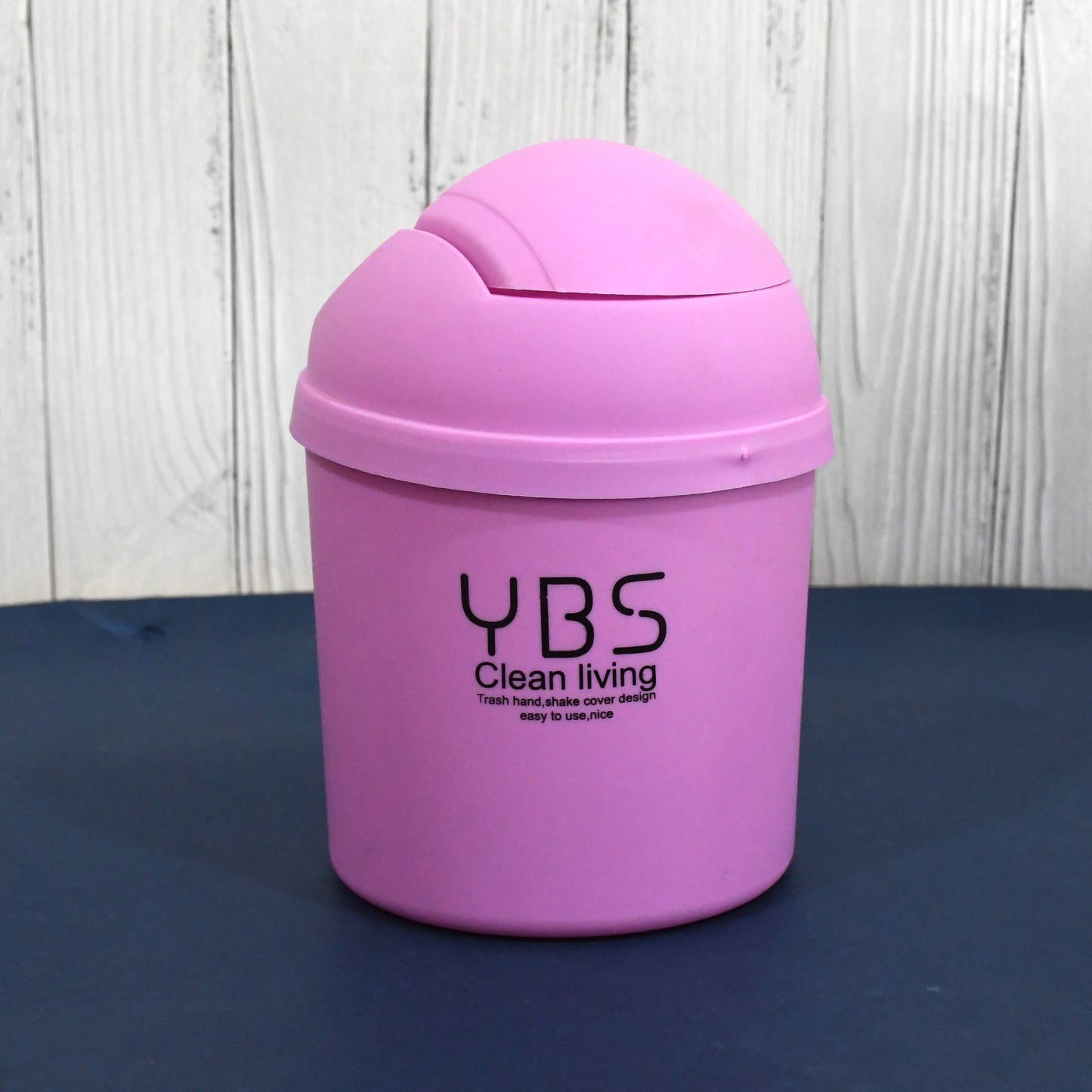 Minitrash Can With Lid Small Tiny Trash Bin (18X13 Cm  1 Pc)