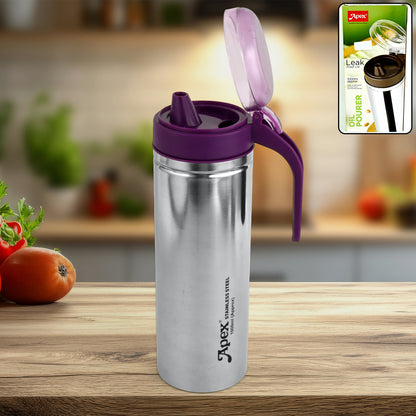Apex1000Ml Approx. Stainless Steel Oil Pourer (1 Pc)