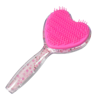Heartshape Hair Brush Massage Shower Comb (1 Pc)