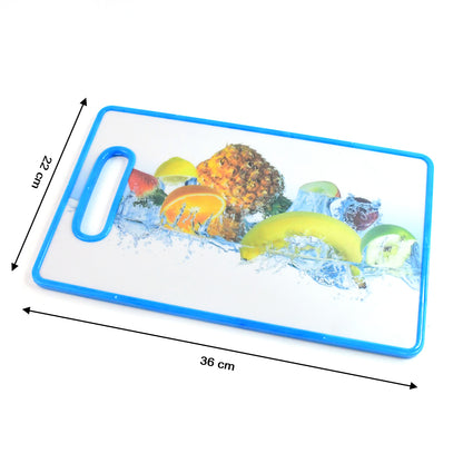 Largerectangular Fruit Print Cutting Board (36X22Cm  1 Pc)