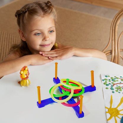 Ringtoss Junior Activity Set For Kids For Indoor Game Plays And For Fun.