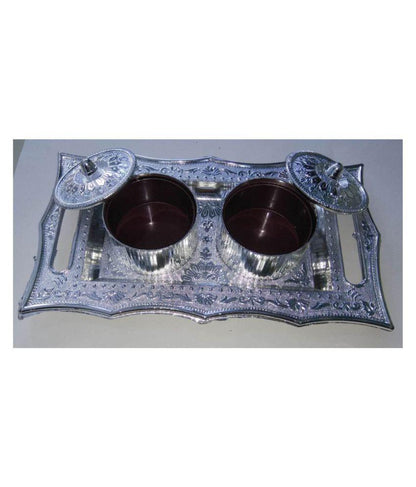 Multipurpose Decorative Multi Storage Mukhwas Daniserving Tray