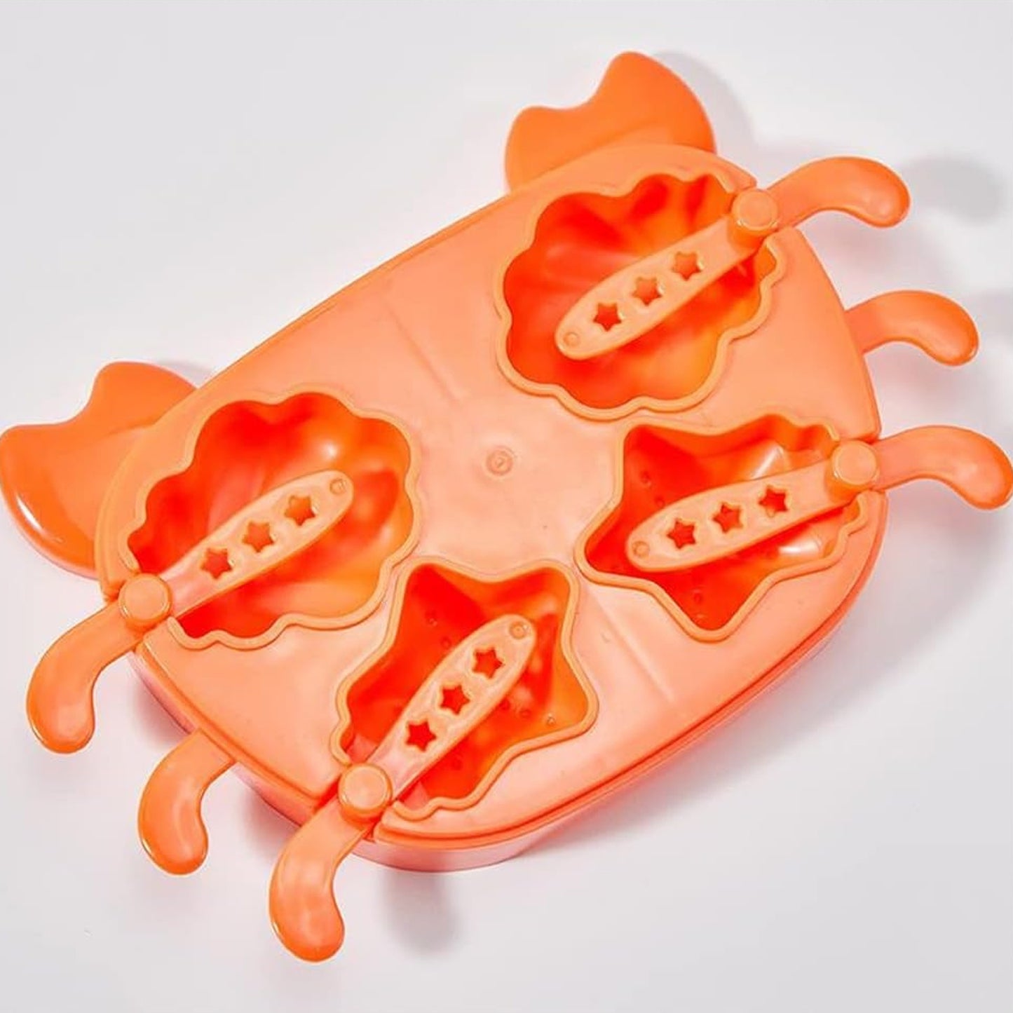 Crab Ice Mold Household Ice Cream Mold Popsicle Mold Silicone Ice Cream Popsicle Childrens Ice Box Popsicle Box (1 Pc)