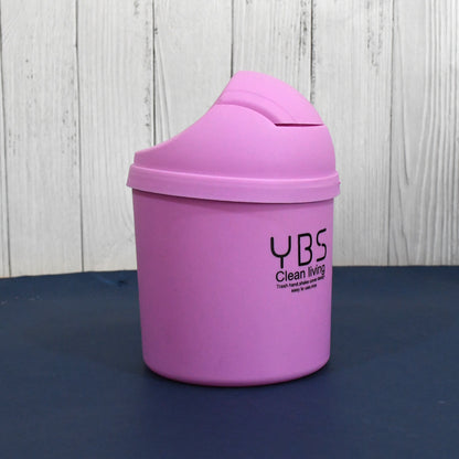Minitrash Can With Lid Small Tiny Trash Bin (18X13 Cm  1 Pc)