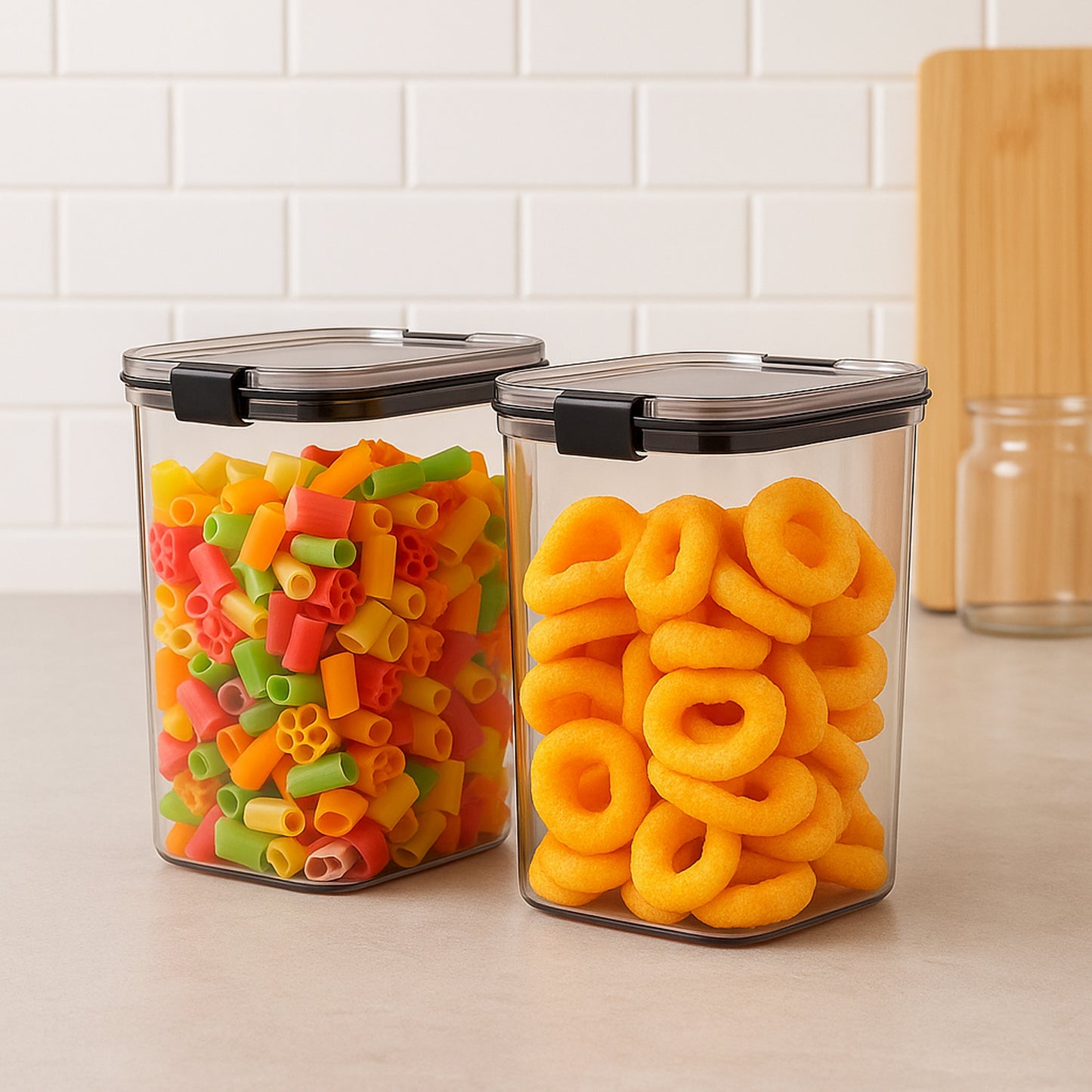 Ml Airtight Lock  Lock Food Storage Container Set  2 Piece