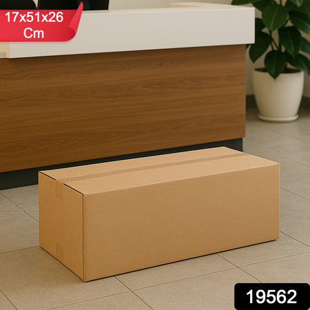 Heavy-Duty Brown Box For Product Packing (17X51X26 Cm  1 Pc)