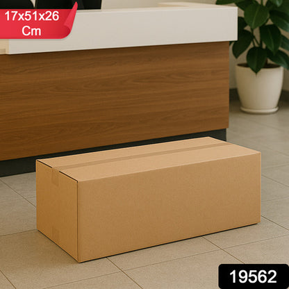 Heavy-Duty Brown Box For Product Packing (17X51X26 Cm  1 Pc)