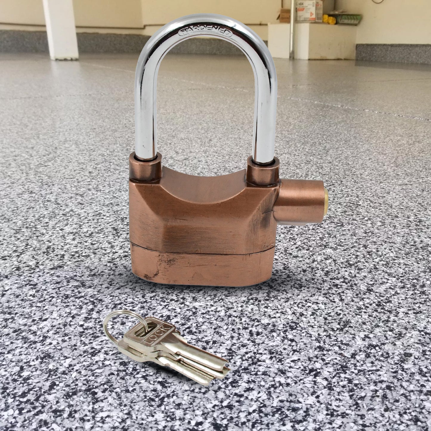 Brownsecurity Alarm Metallic Lock System With 3 Keys (1 Set)