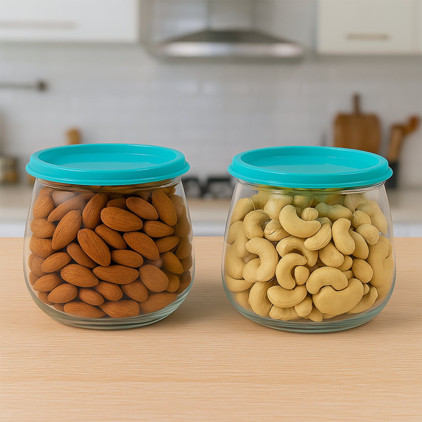 Airtight Storage Containers Set  Approx 900Ml (2 Pc)