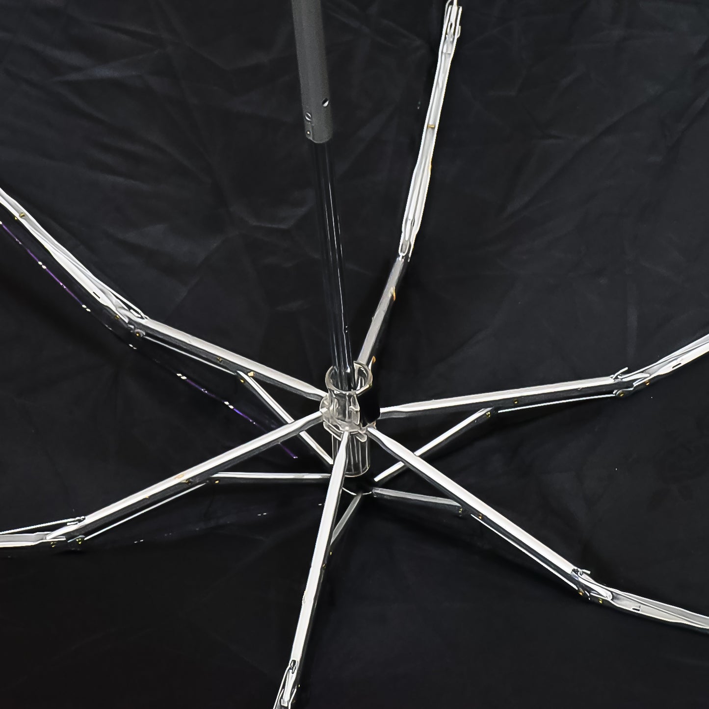 3-Fold  5 Floor Sun Protective Solid Foldable Umbrella (1 Pc)