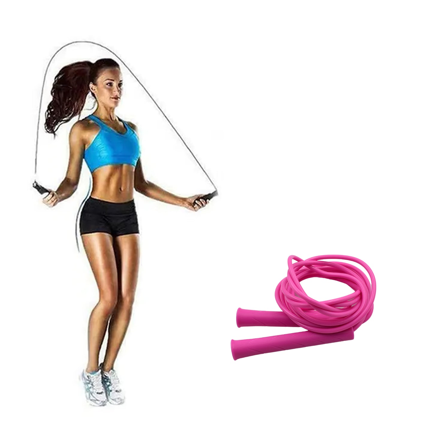 3M Plastic Adjustable Wire Skipping Skip High Speed Jump Rope Cross Fit Fitness Equipment Exercise Workout