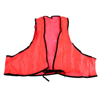 Economy Safety Vest Soft Vinyl With Tie Closure For Identifying Staff And Volunteers Adult Pvc Safety Vest High Visibility For Outdoor Operator