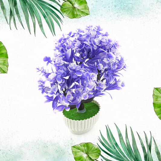 Wildartificial Flower Plants With Cute Pot  Flower Plant For Home Office Decor  Tabletop And Desk Decoration  Artificial Flower For Balcony Indoor Decor Plants For Living Room (1 Pc)