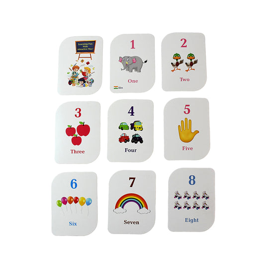 Kid Kraft Early Learner 32-Piece Number Flashcard Set