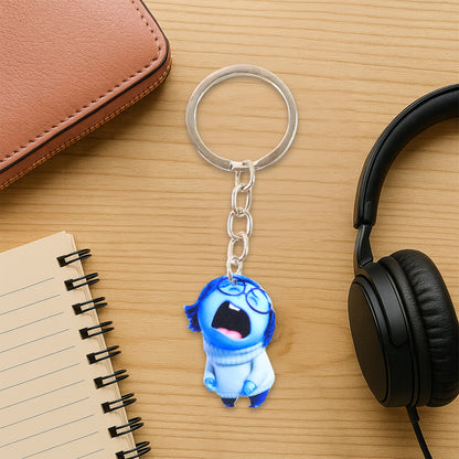 Cutecartoon Character Girl Keychain For Kids Bags  Stationery