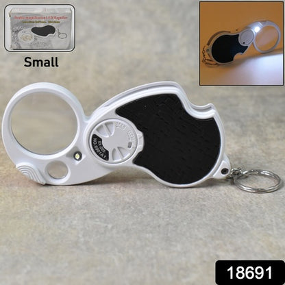Double-Magnification Led Magnifiers With Light (1 Pc  Small)