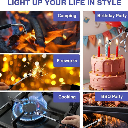 Metalrechargeable Electric Arc Lighter With Flexible Neck (1 Pc)