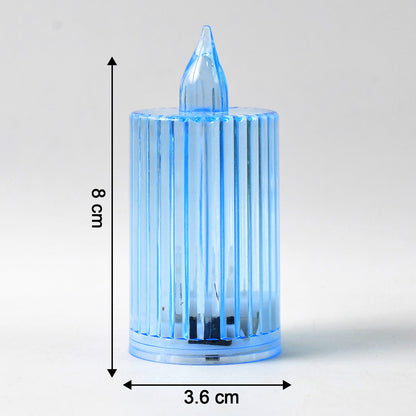 Decorative Flameless Electronic Led Candle Light Set (8 Pc)