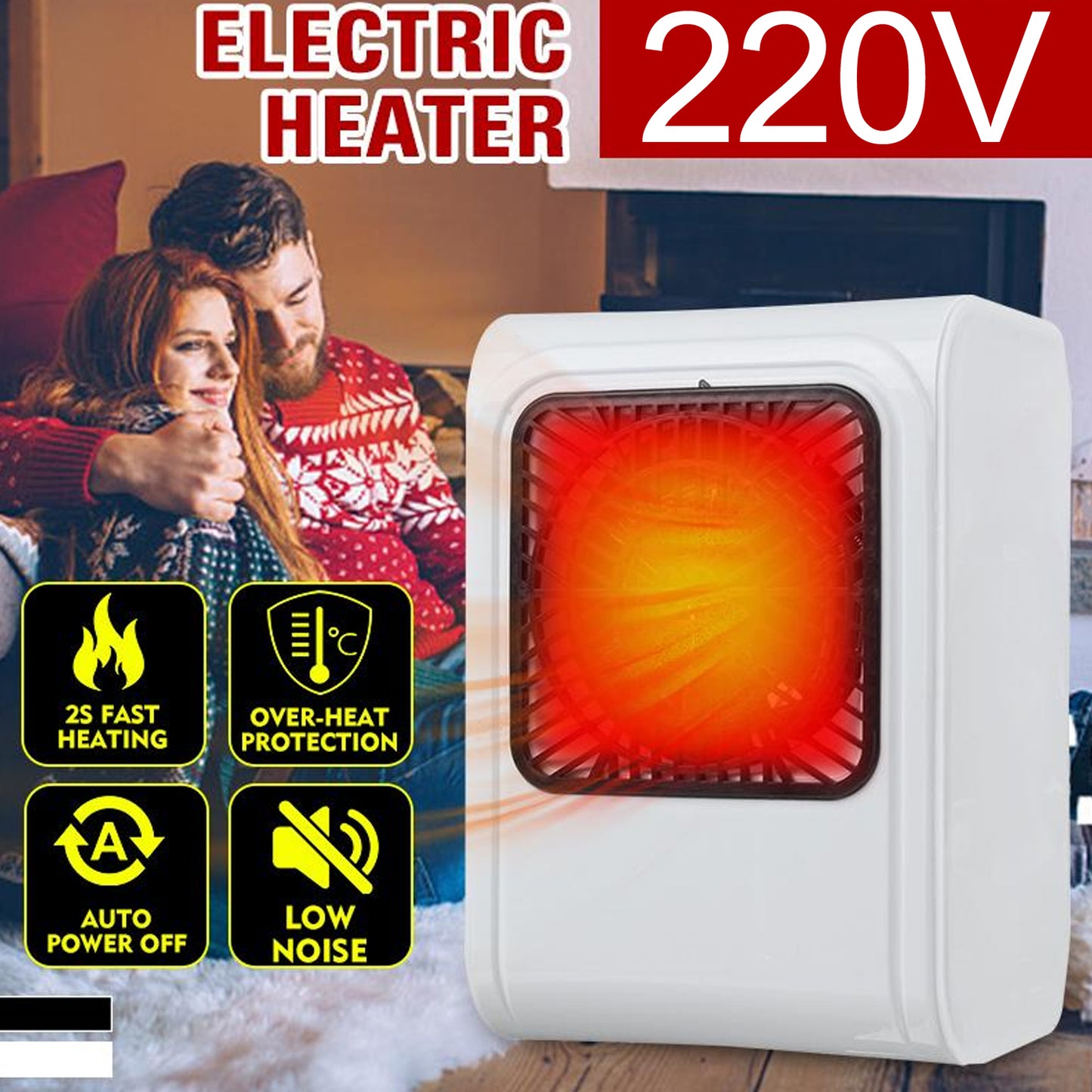 Warm Wind Room Heater 220V Heater For Office  Bedroom Use Heater