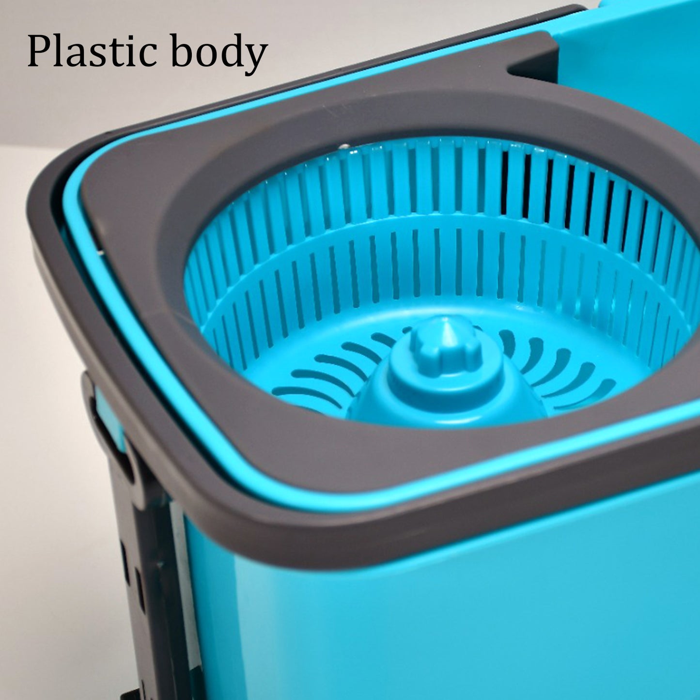 Quick Spin Mop Plastic Spin Bucket Floor Cleaning Easy Wheels  Big Bucket Floor Cleaning Mop With Bucket