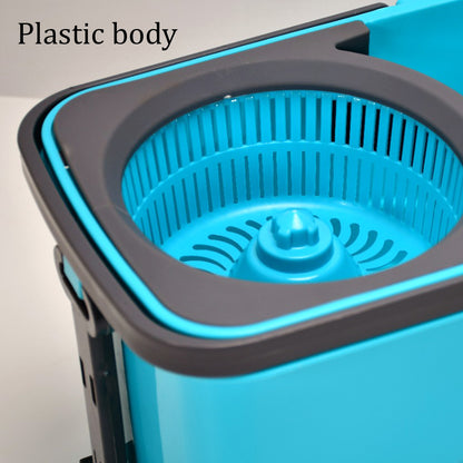 Quick Spin Mop Plastic Spin Bucket Floor Cleaning Easy Wheels  Big Bucket Floor Cleaning Mop With Bucket
