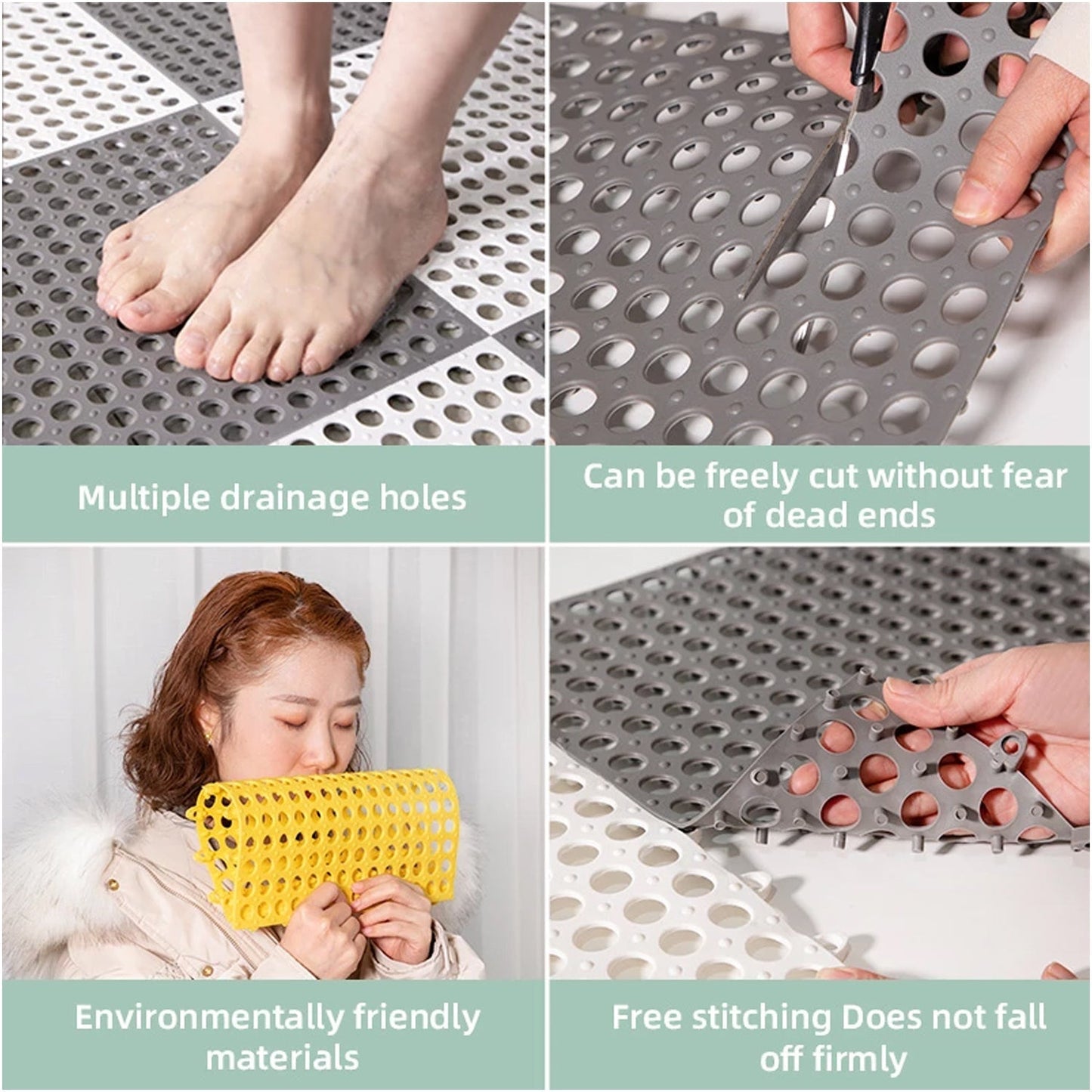 Bath Anti Slip Mat Used While Bathing And Toilet Purposes To Avoid Slippery Floor Surfaces.