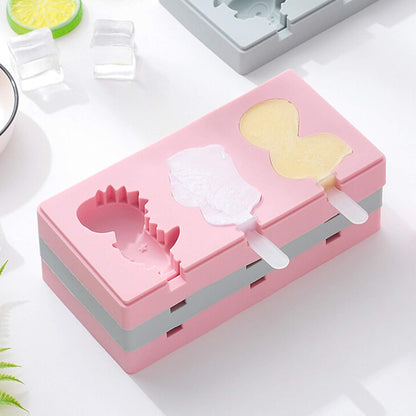 Silicone Popsicle Molds Reusable Ice Cream Molds With Sticks And Lids. A Must-Have Popsicle Mold For Summer.