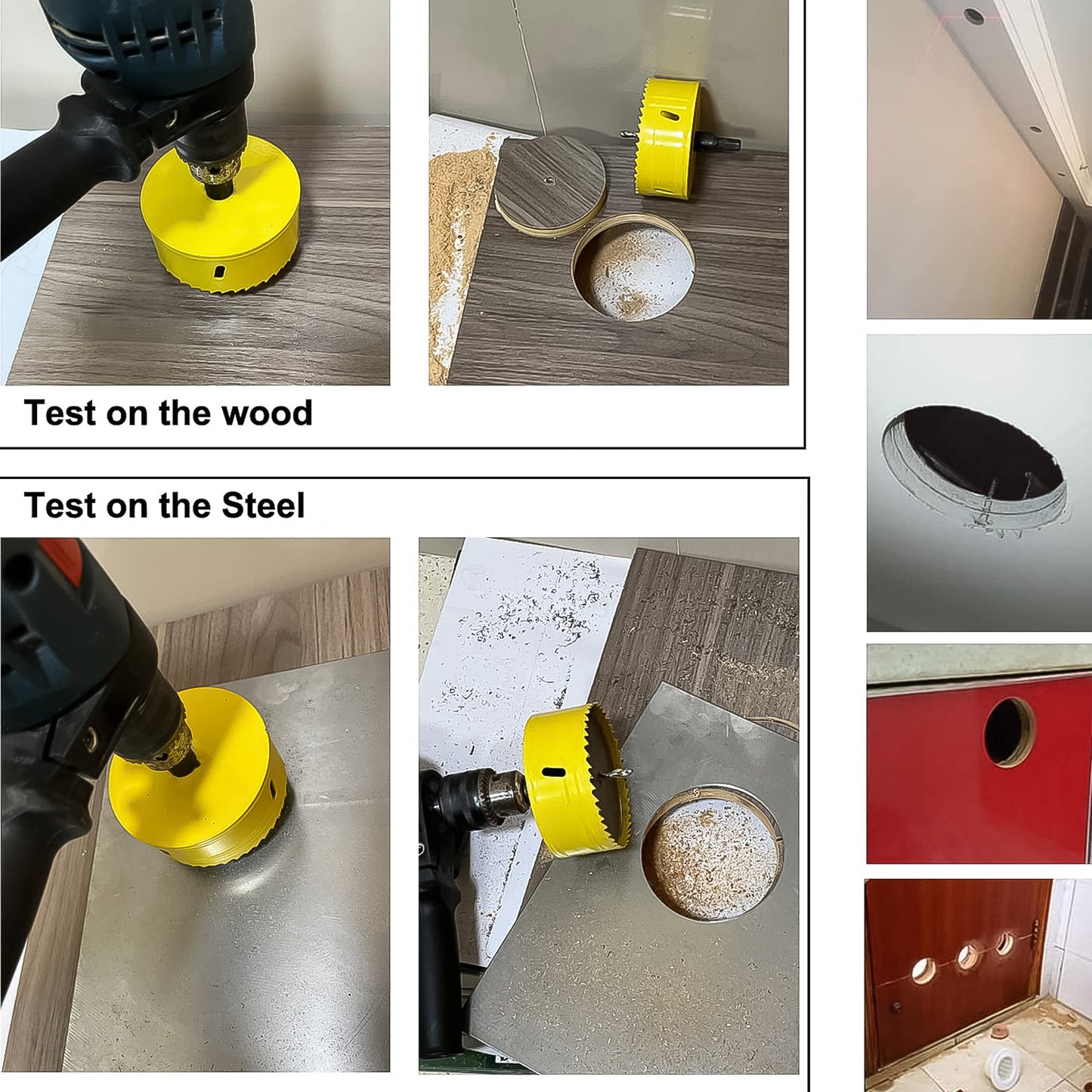 Doorlock Installation (22Mmx150Mm) Hole Saw Kit (1 Set)