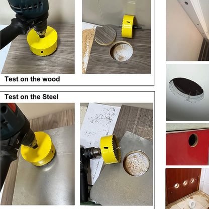 Doorlock Installation (22Mmx150Mm) Hole Saw Kit (1 Set)