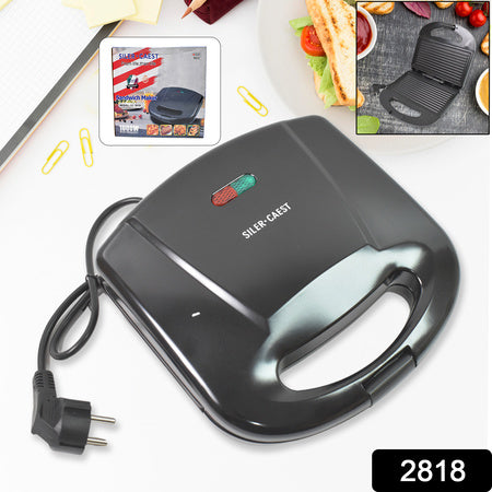 Sandwich Maker Makes Sandwich Non-Stick Plates Easy To Use With Indicator Lights