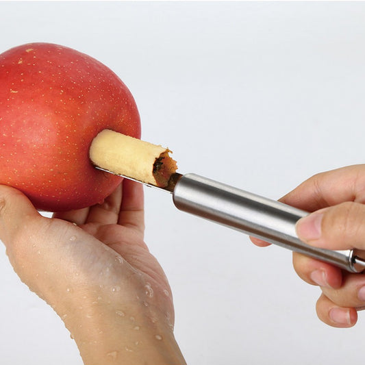 Fruit Core Stainless Steel Set Core Remover For Apple And Pear Kitchen Prep Tool Fruit Core Remover Tool With Soft Handle Apple Corer Stainless Steel Kitchen Gadget Dishwasher Safe