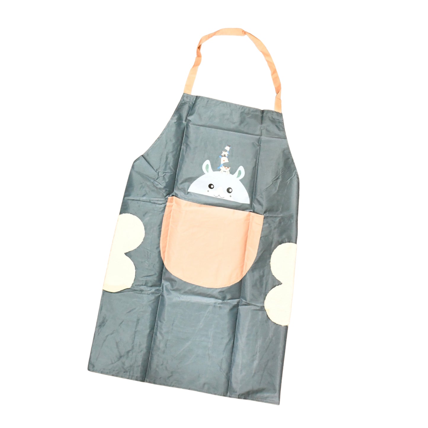 Cutecartoon Animal Design Kitchen Apron (1 Pc)