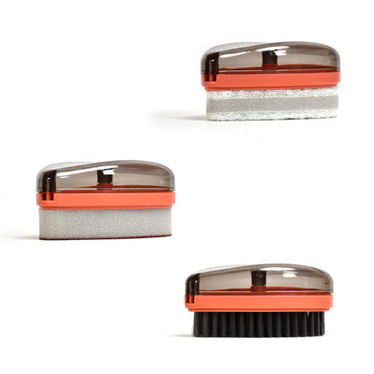 Plastic Wet And Dry Brush For Home  (Multicolor 3 Units)