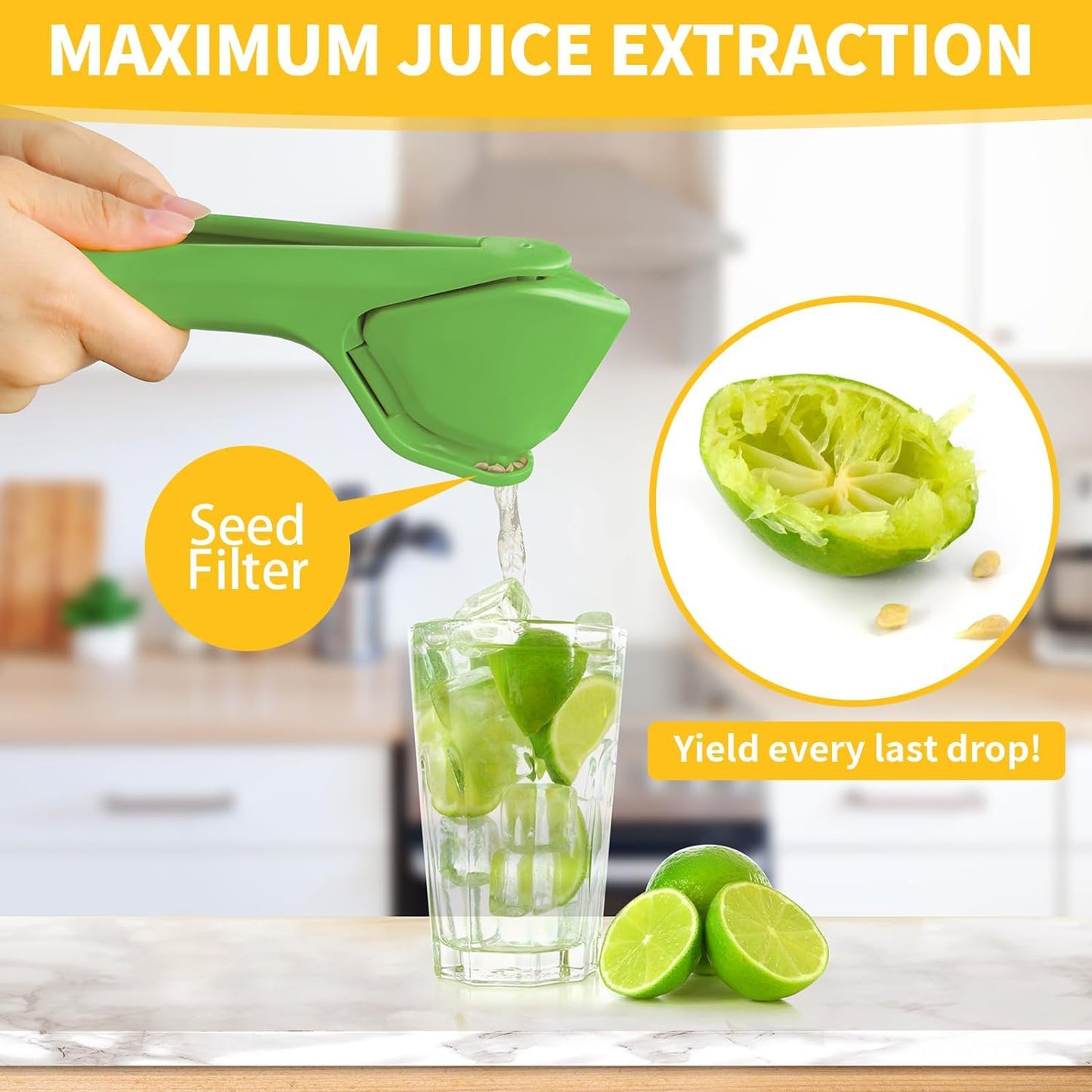Ligerplastic Manual Handheld Lemon  Orange Squeezer Juice (1 Pc)