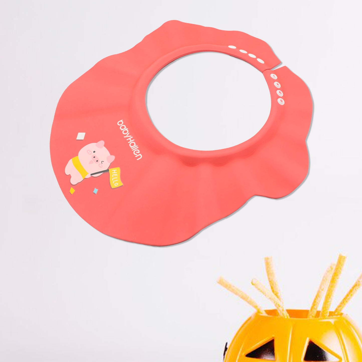 Baby Shower Caps Bath Cap For Toddlerbabykidesoft  Flexible Material Visor Hat Safe Shampoo Protection Shampoo Cap Hat New Born Infants Babies Shield Eyesears Protector Soft Comfortable Wash Hair (1 Pc)