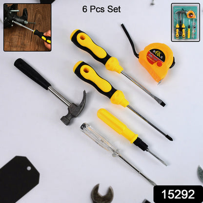 6 In1 Hand Tool Kit Repair Home Screwdrivers Tool Kit With Tools Including Daily