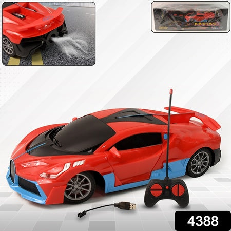 High-Speed Rc Sports Car With Spray Exhaust Effect (1 Set)