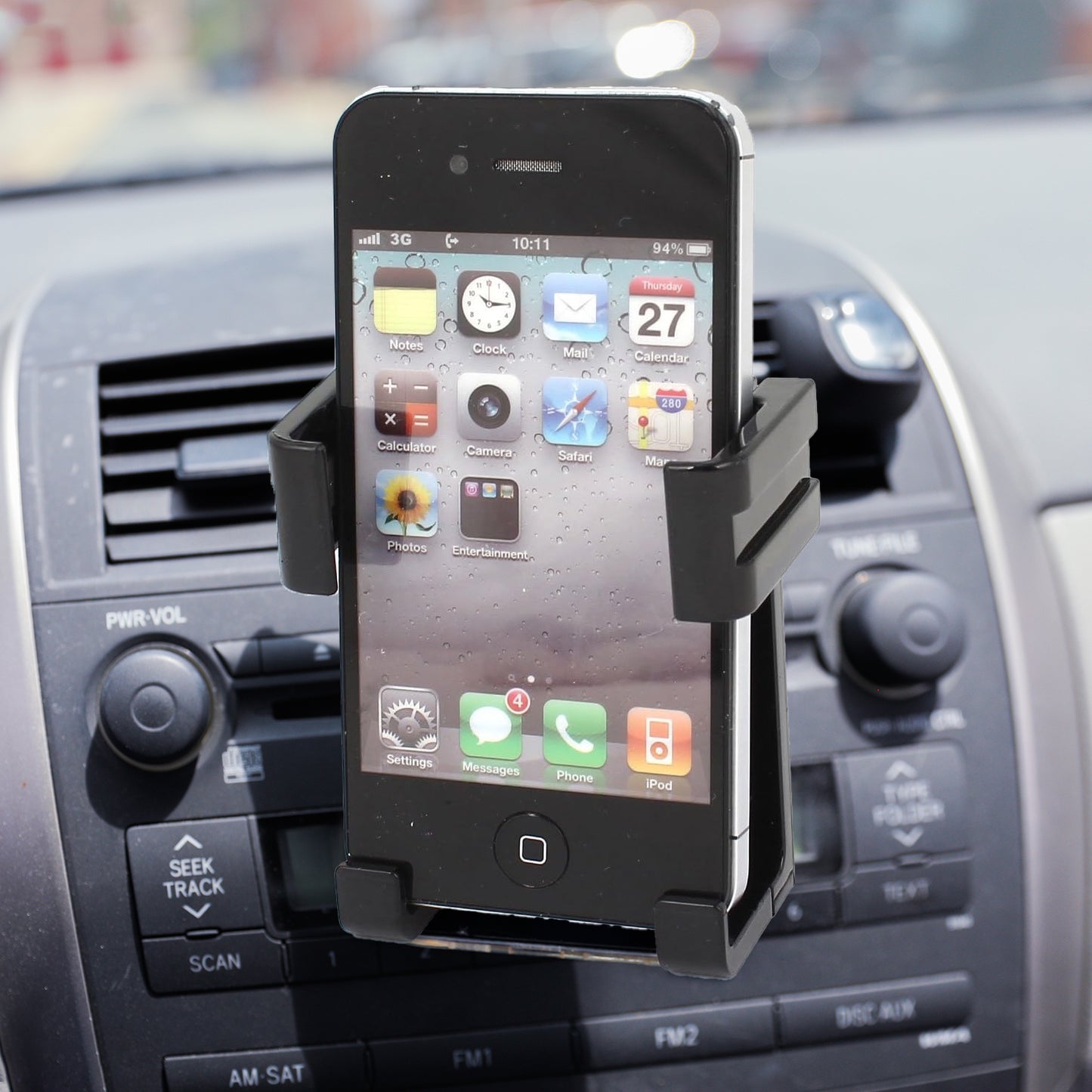 Car Phone Holder Car Air Conditioning Vent Phone Holder Holder Stand For Mobile Phone Cellphone Gps Dashboard Bracket For Car (1 Pc)