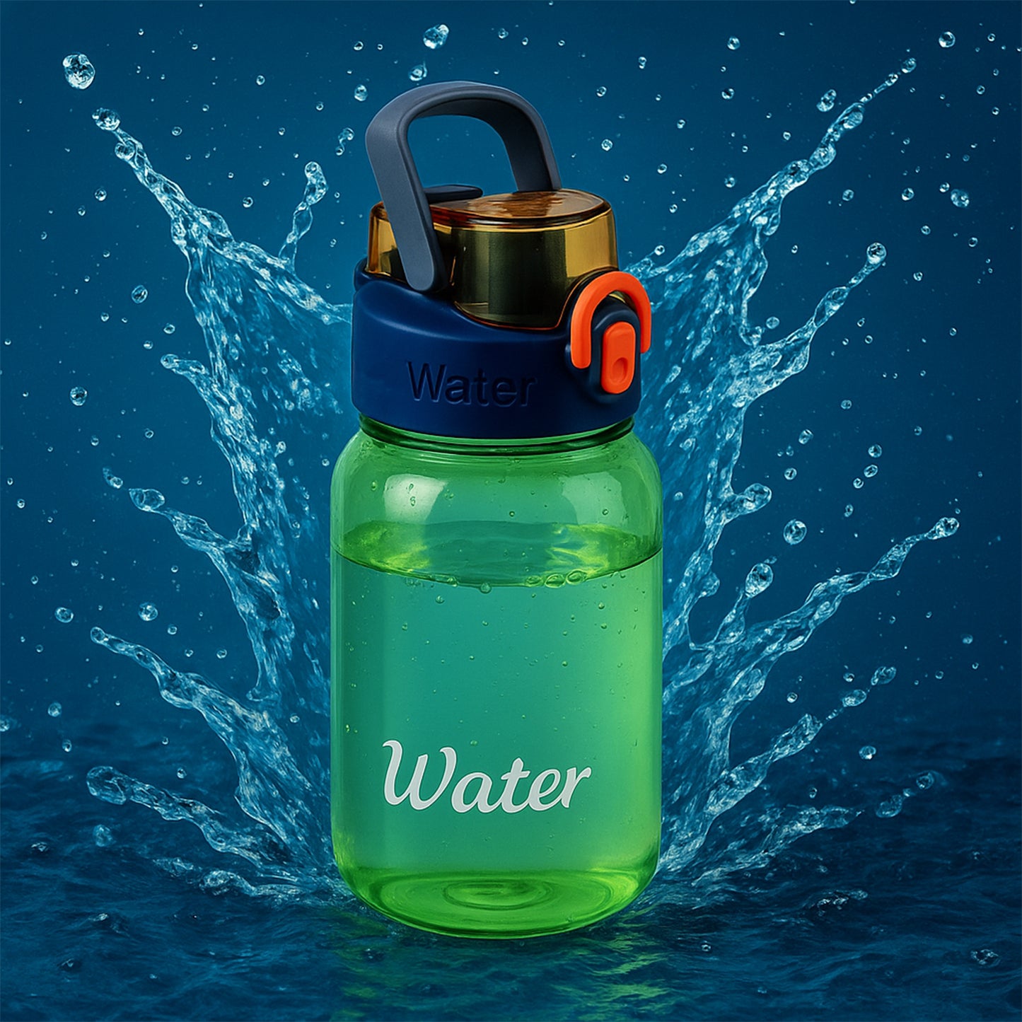 Greenleak-Proof Portable Fruit Infuser Water Bottle Approx 600Ml (1 Pc)