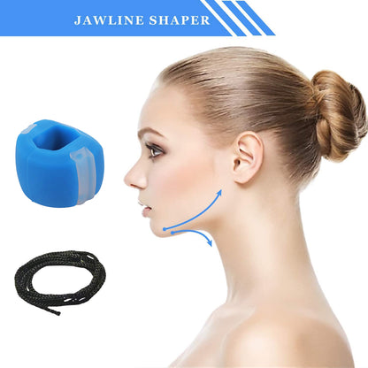 Dark Blue Jaw Exerciser Used To Gain Sharp And Chiselled Jawline Easily And Fast
