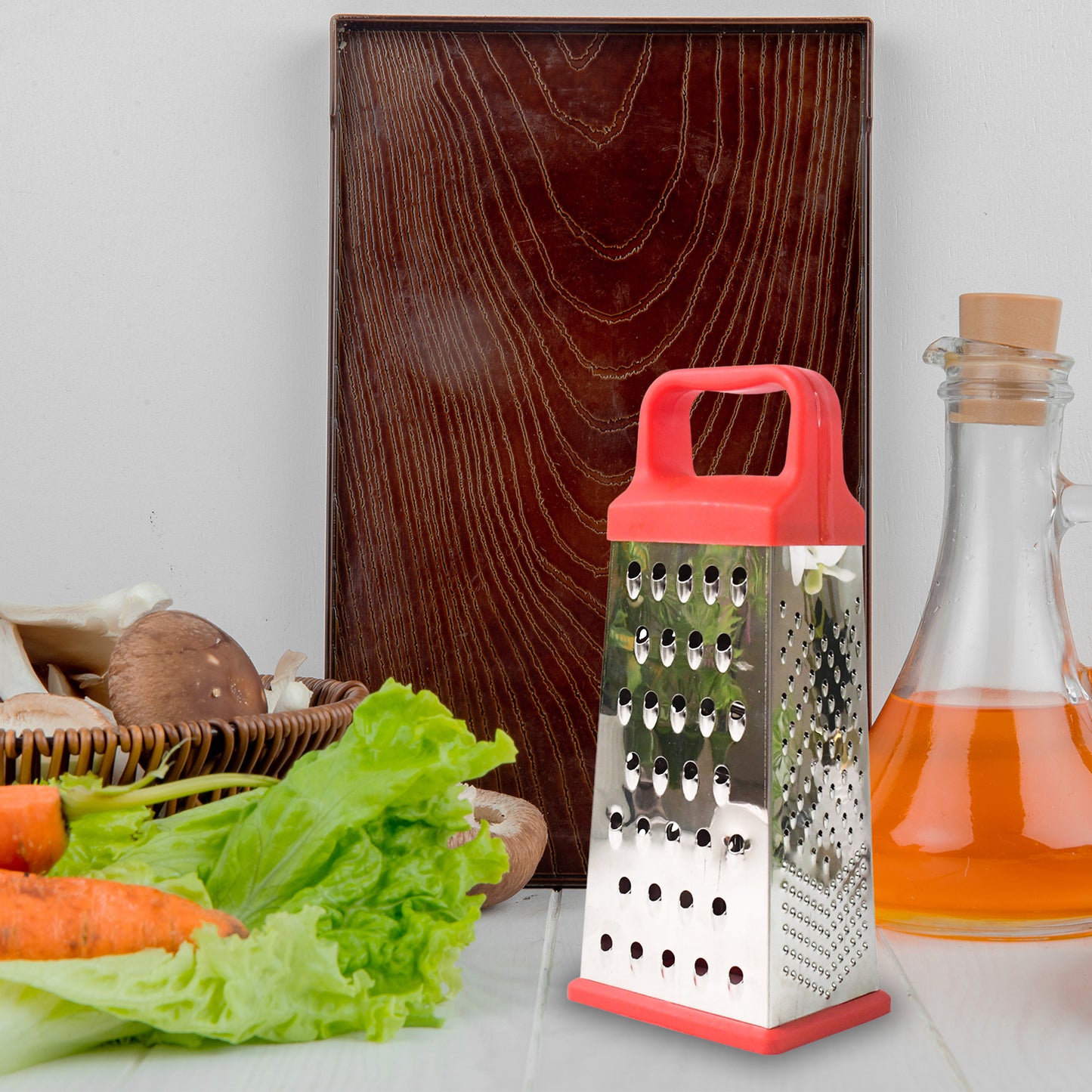 Supermom 5-In-1 Comfort Stainless Steel Grater And Slicer