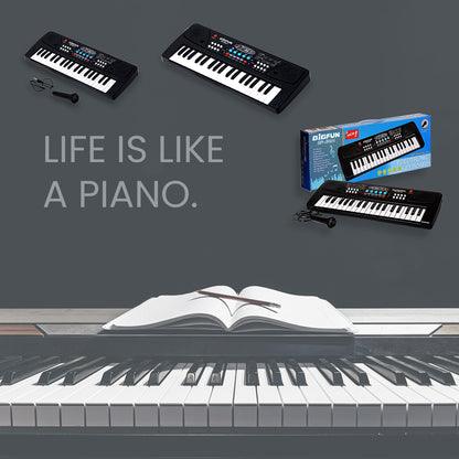 Piano Musical Keyboard With Mic 37 Music Key Keyboard For Kids Toy