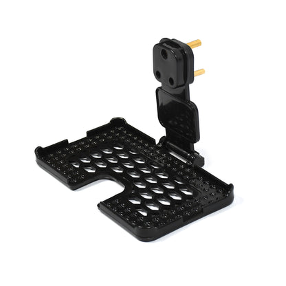 Multi-Purpose Wall Holder Stand For Charging Mobile Just Fit In Socket And Hang ( Black )