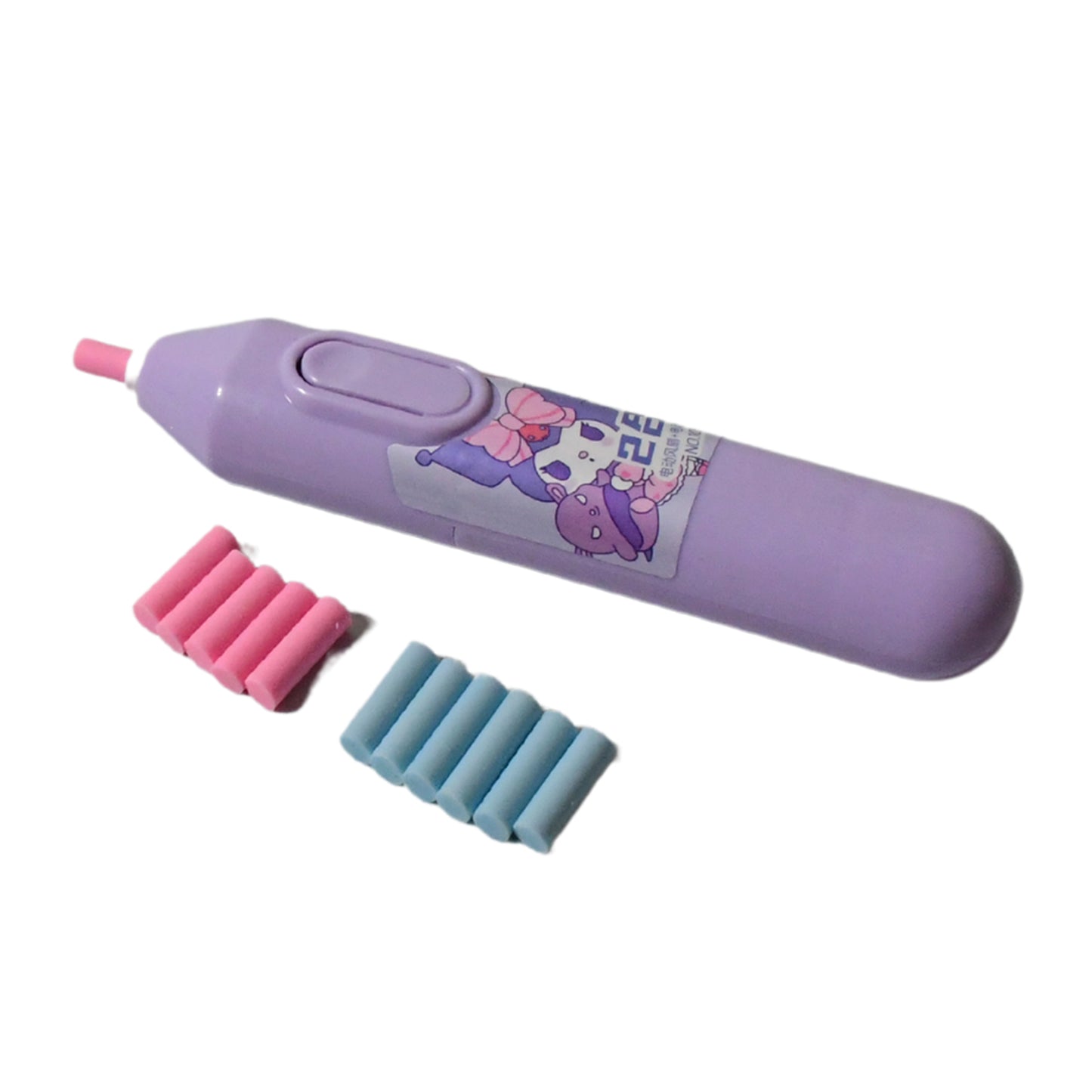 Electric Eraser Kit Automatic Pencil Eraser Battery Operated With 10 Eraser Refills Suitable For Use With Graphite Pencils Drawing Painting Sketching Drafting Supplies Stationery Child Gifts (Battery Not Included)