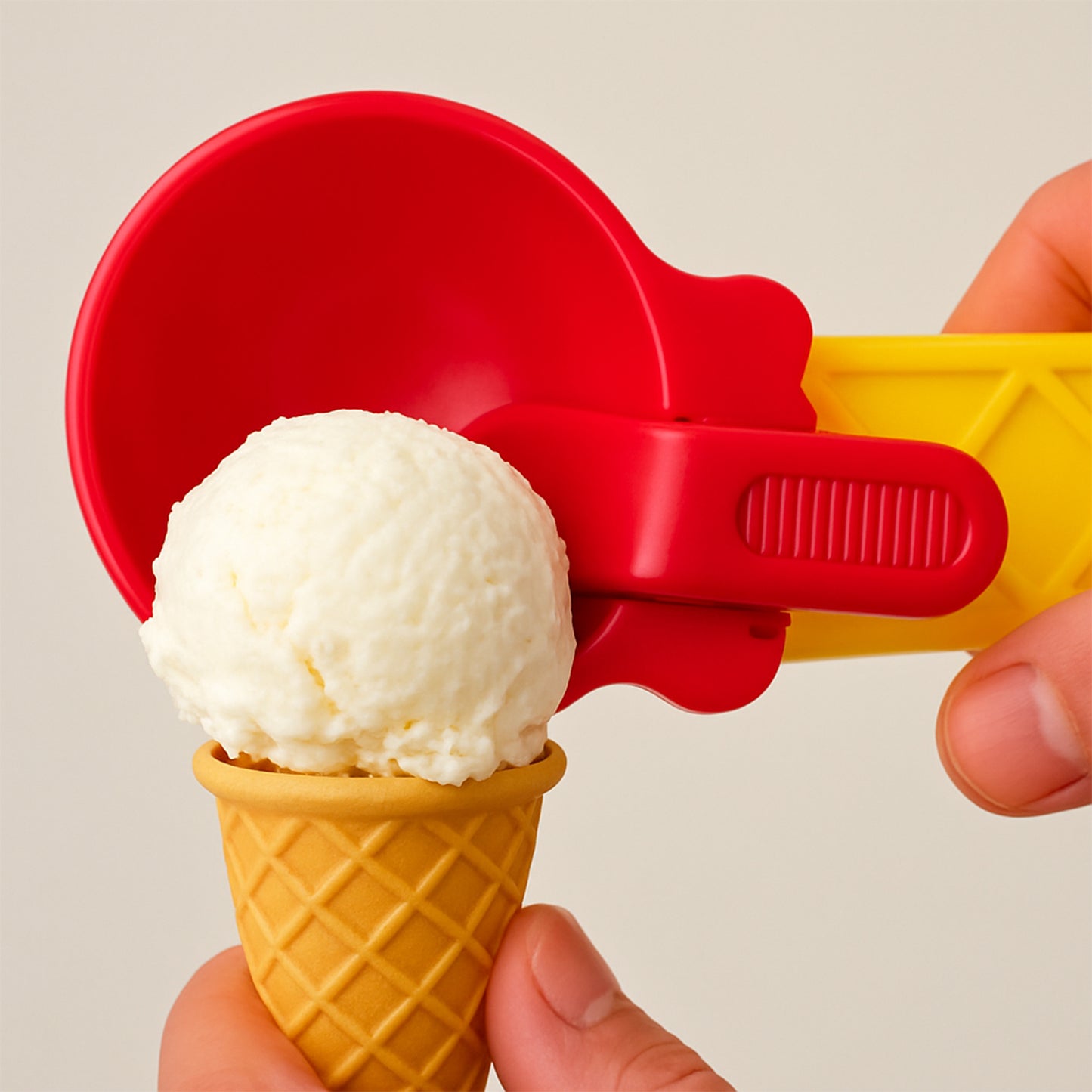 1 Piece Plastic Ice Cream  Watermelon Scooper With Trigger Dipper