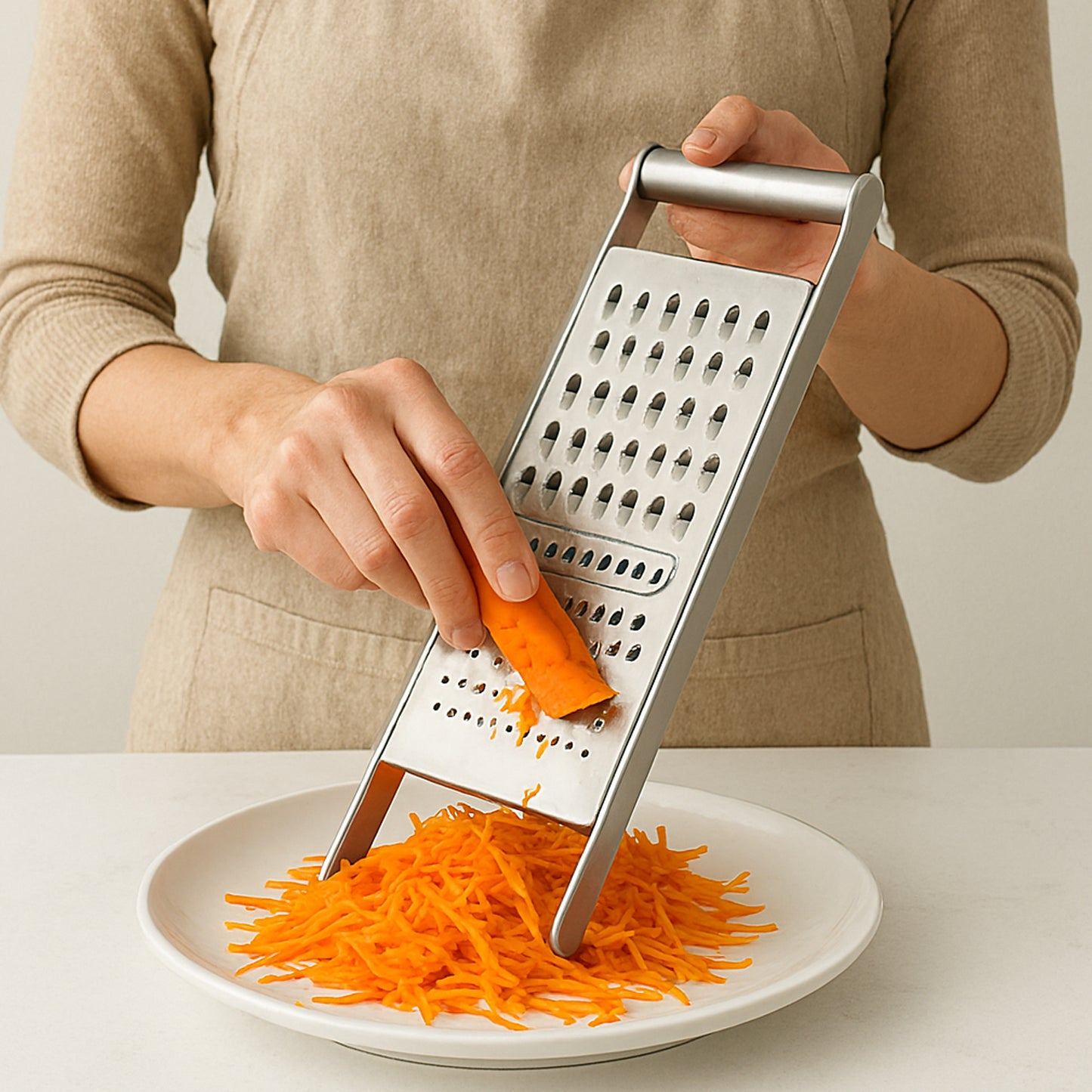 Apexstainless Steel Grater  Slicer (3 In 1)